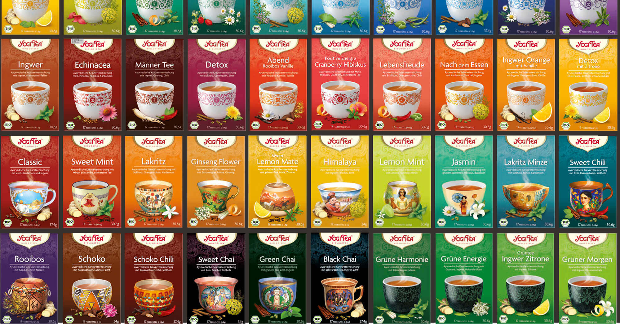 Yogi Tea rebrand The Otherly, brand design agency, London