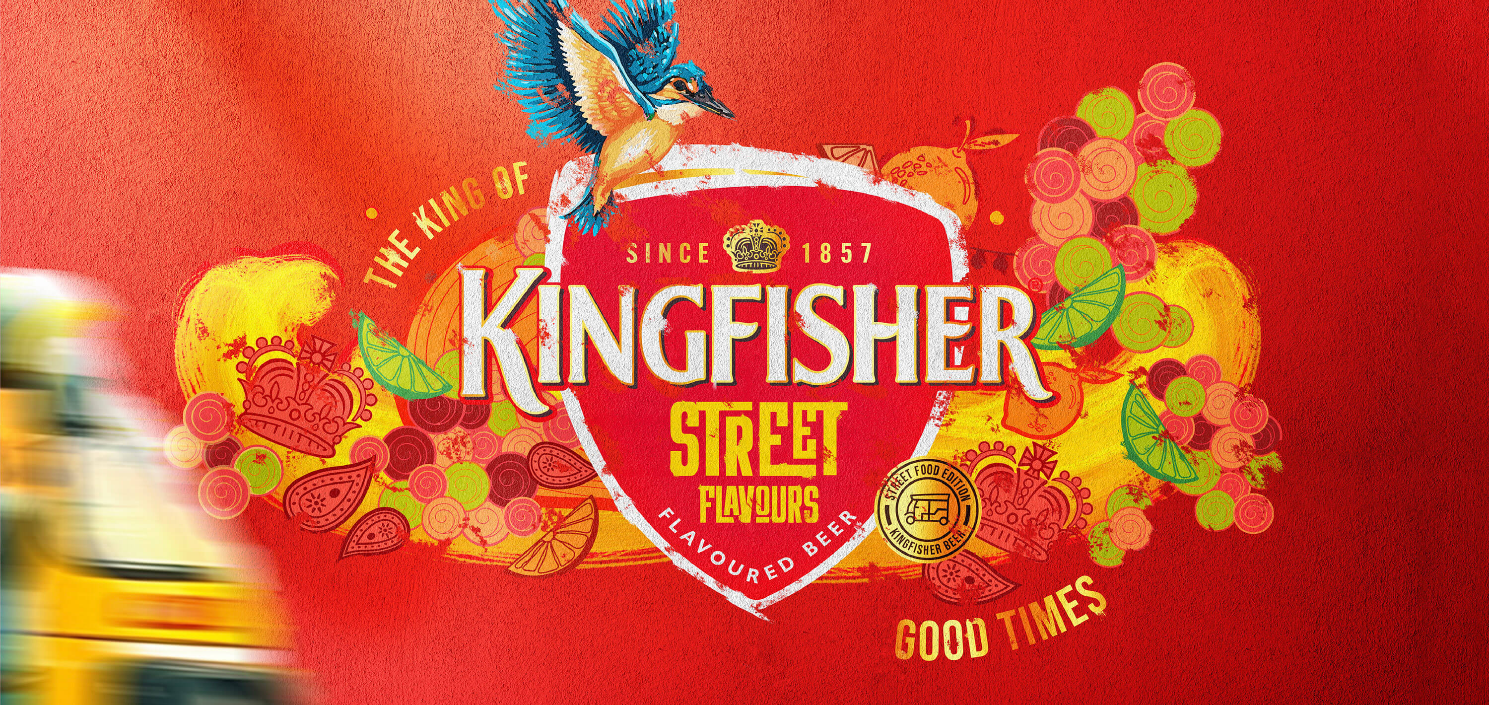 Kingfisher Street Flavours Mural