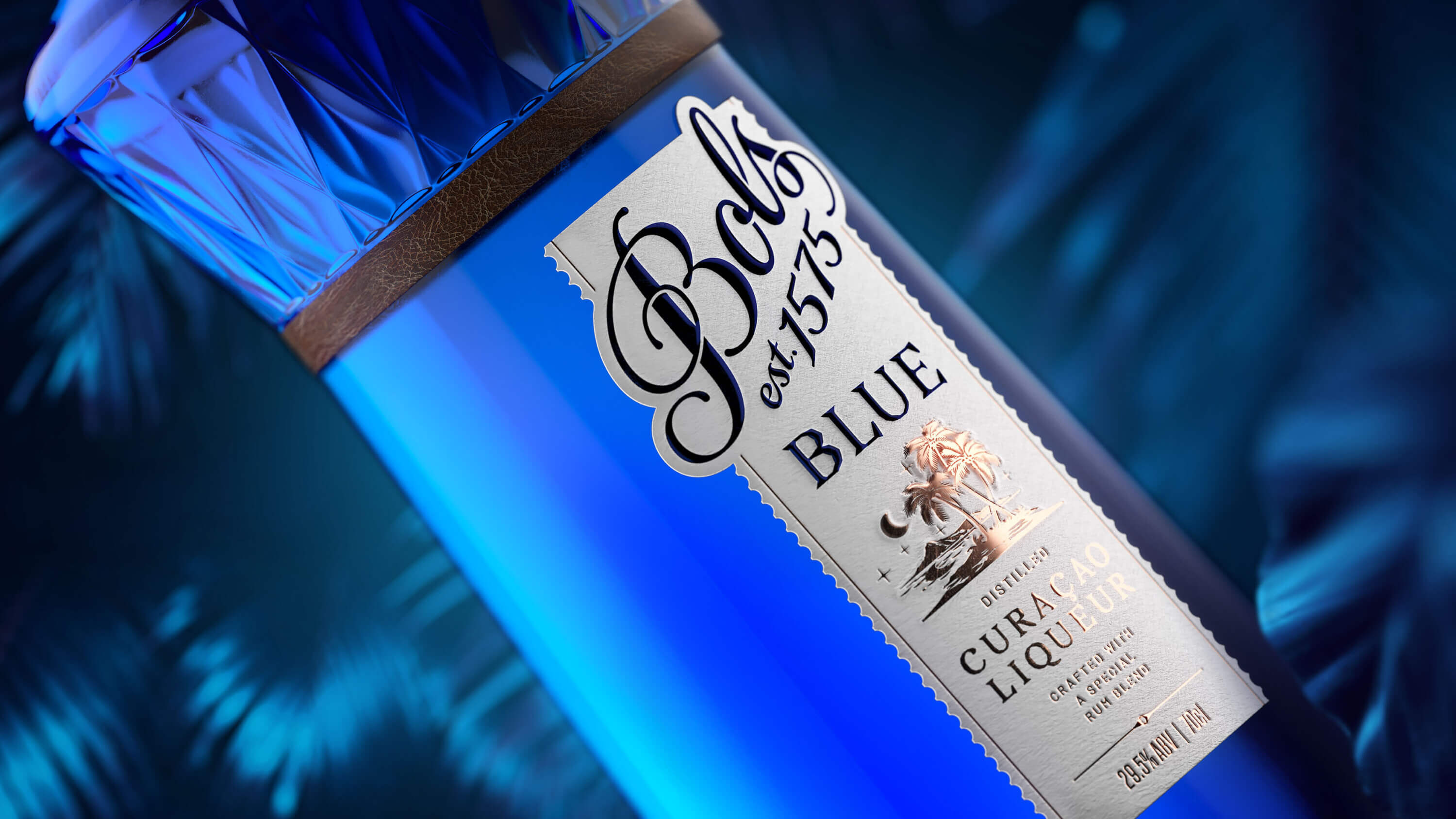 Bols Blue 1575 Label close up