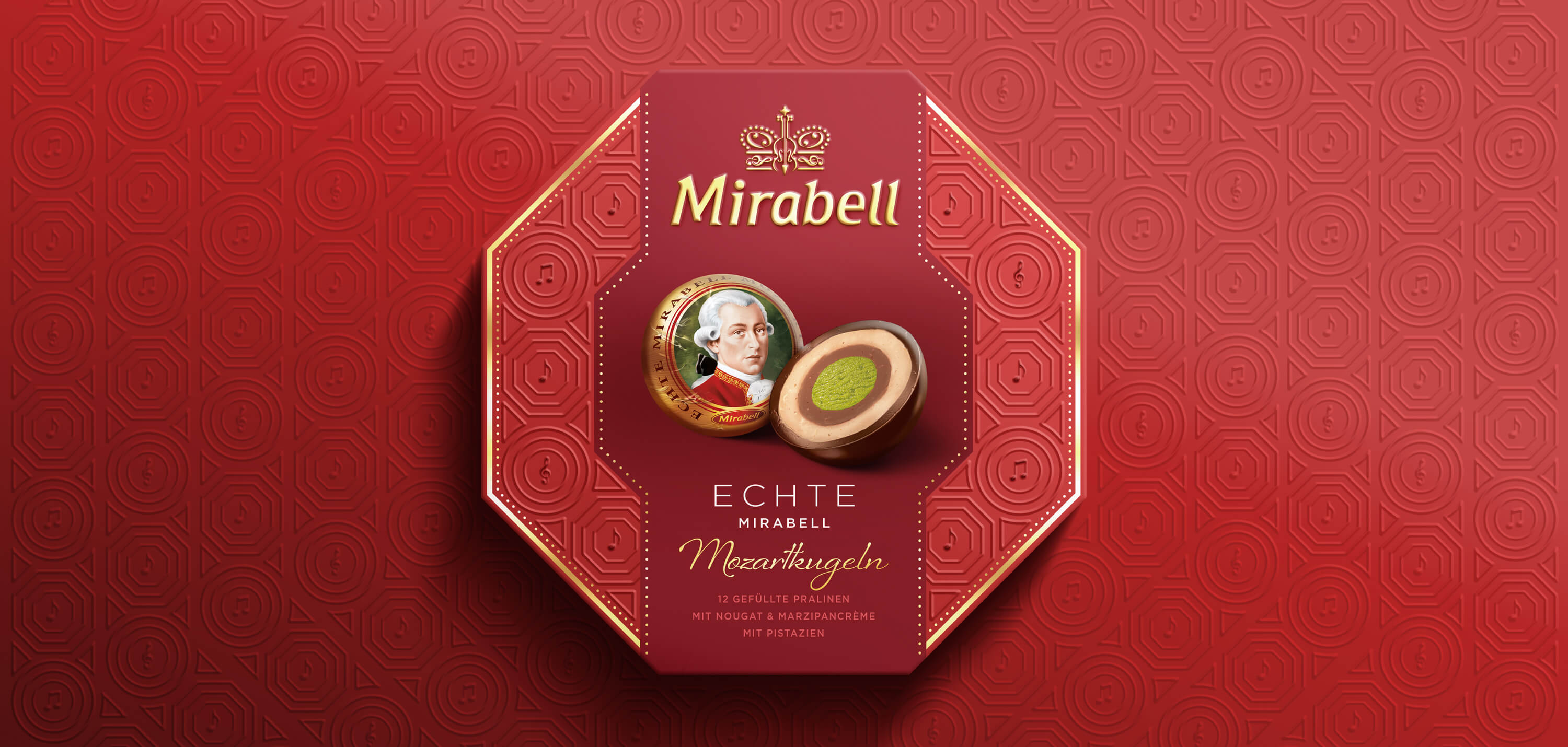 Mirabell rebrand Mozartkugeln packaging